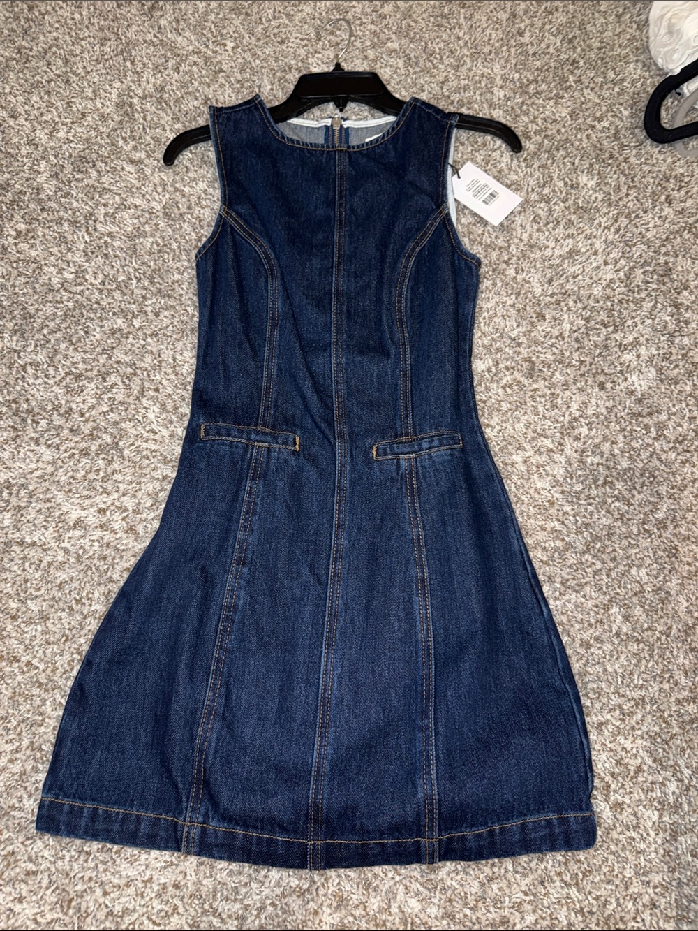 Chic Showpo Dark Denim A-Line Dress